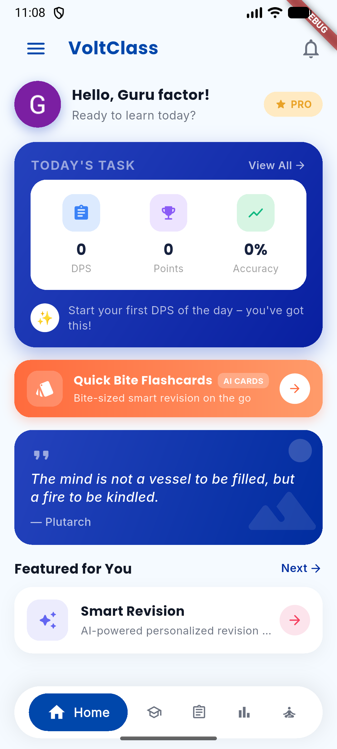 Home Dashboard